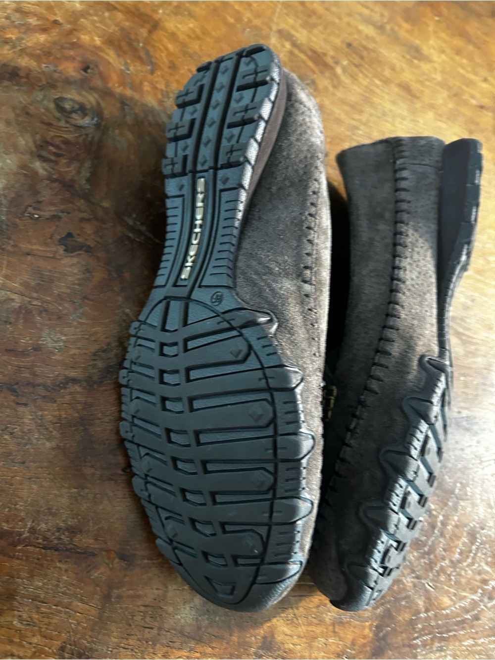 Women’s Sketchers Relaxed Fit Memory Foam Chocolate Sure Slip On Loafers Size 9 - Picture 5 of 7